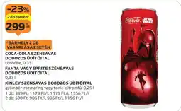 Auchan Coca-Cola, Fanta, Sprite, Kinley szénsavas dobozos üdítőital ajánlat