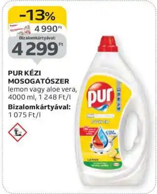 Auchan Pur kézi mosogatószer ajánlat