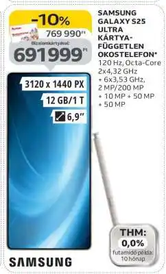 Auchan Samsung Galaxy S25 Ultra ajánlat