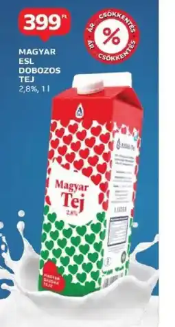 Auchan Magyar ESL dobozos tej ajánlat