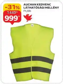 Auchan AUCHAN KEDVENC LÁTHATÓSÁGI MELLÉNY ajánlat