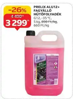 Auchan PRELIX ALU12+ Fagyálló Hűtőfolyadék ajánlat