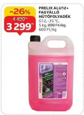 Auchan PRELIX ALU12+ Fagyálló Hűtőfolyadék ajánlat