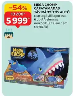 Auchan MEGA CHOMP CÁPATÁMADÁS TÁVIRÁNYÍTÓS AUTÓ ajánlat