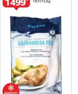 Auchan Halker Gyorsfagyasztott Cáharcsa Filé ajánlat