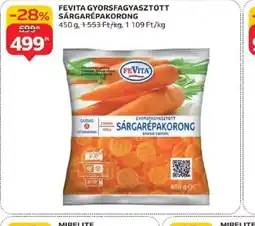 Auchan Fevita Gyorsfagyasztott Sárgarépakarong ajánlat
