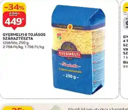 Auchan Gyermelyi 8 tojásos száraztészta ajánlat