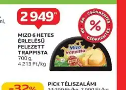 Auchan Mizo 6 hetes érlelésű felezett trappista ajánlat