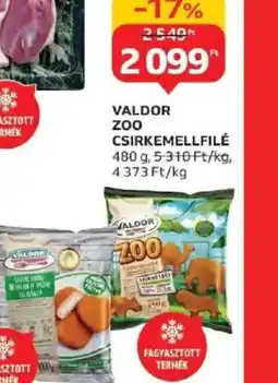 Auchan Valdor Zoo Csirkemellfilé ajánlat