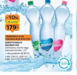Auchan Szentkirályi Ásványvíz ajánlat