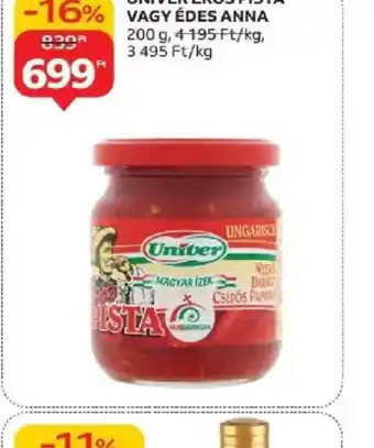 Auchan Univer Erős Pista vagy Édes Anna ajánlat