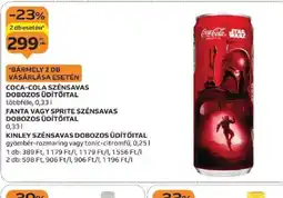 Auchan Coca-Cola Szénsavas Dobozos Üdítőital ajánlat