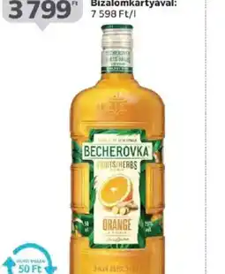 Auchan Becherovka keserűlikőr ajánlat