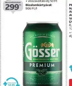 Auchan Gösser Premium Dobozos Sör ajánlat