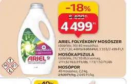 Auchan Ariel folyékony mosszer ajánlat