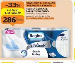 Auchan Regina Delicate Papír Zsebkendő ajánlat