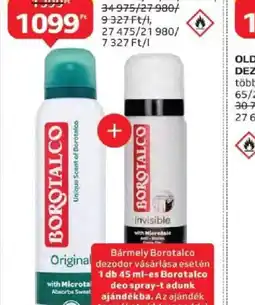 Auchan Borotalco Dezodor ajánlat