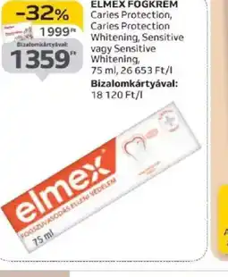 Auchan Elmex Fogkrém ajánlat