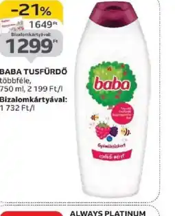 Auchan Baba Tusfürdő ajánlat