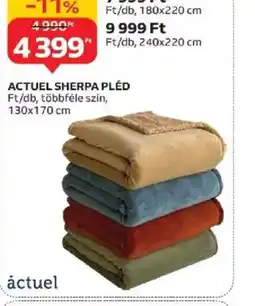Auchan Actuel Sherpa Pléd ajánlat