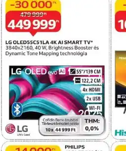 Auchan LG OLED55CS1LA 4K AI Smart TV ajánlat