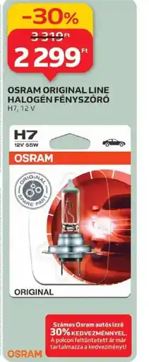 Auchan Osram Original Line Halogén Fényszr ajánlat