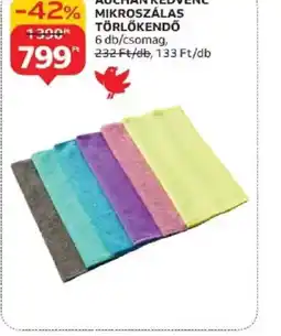 Auchan Auchan Kedvenc Mikroszálas Törlőkendő ajánlat