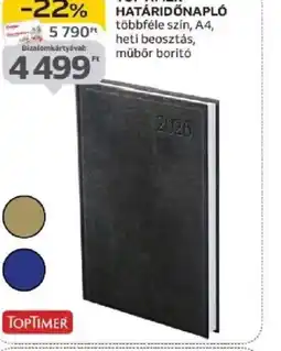 Auchan Toptimer Határidőnapl ajánlat