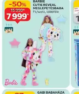 Auchan Barbie Cutie Reveal Meglepetésbaba ajánlat