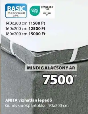 JYSK ANITA vízhatlan lepedő ajánlat