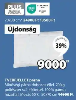 JYSK TVERFJELLET párna ajánlat