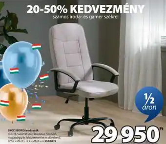 JYSK SKODSBORG IRODASZÉK ajánlat