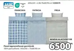 JYSK FLANEL ÁGYNEMŰHUZAT-GARNITÚRÁK ajánlat