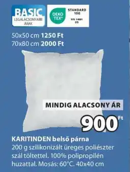 JYSK KARITINDEN belső párna ajánlat