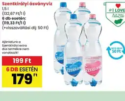 Spar Szentkirályi ásványvíz ajánlat