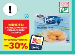 Spar Minden gyorsfagyasztott Freego termék ajánlat