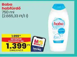 Spar Baba habfürdő ajánlat