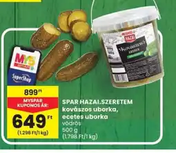 Spar Spar Hazai Szeretem Kovászos Uborka ajánlat
