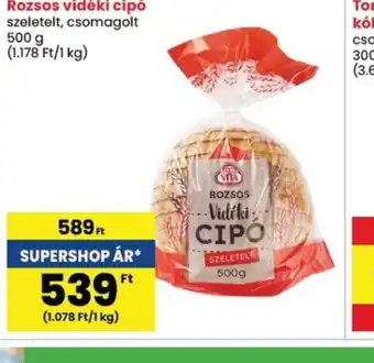 Spar Rozsos vidéki cip ajánlat