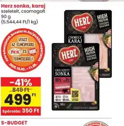 Spar Herz sonka, karaj ajánlat