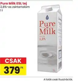 Spar Pure Milk ESL tej ajánlat