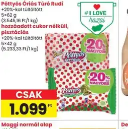 Spar Pöttyös riás Túr Rudi ajánlat