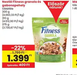 Spar Nestlé Fitness granola és gabonapehely ajánlat