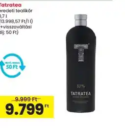 Spar Tatratea eredeti tealikőr ajánlat