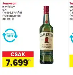 Spar Jameson Irish Whiskey ajánlat