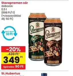 Spar Staropramen sör ajánlat