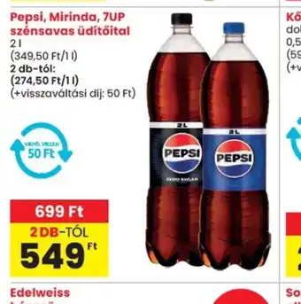Spar Pepsi, Mirinda, 7UP szénsavas üdítőital ajánlat