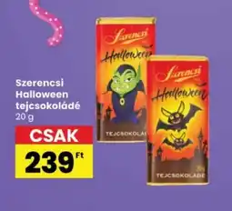 Spar Szencsi Halloween tejcsokoládé ajánlat
