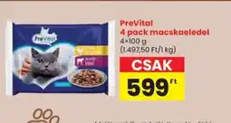 Spar PreVital 4 pack macskaeledel ajánlat