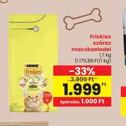 Spar Friskies száraz macskaeledel ajánlat
